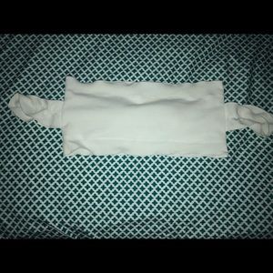 White Off The Shoulder Bikini Set